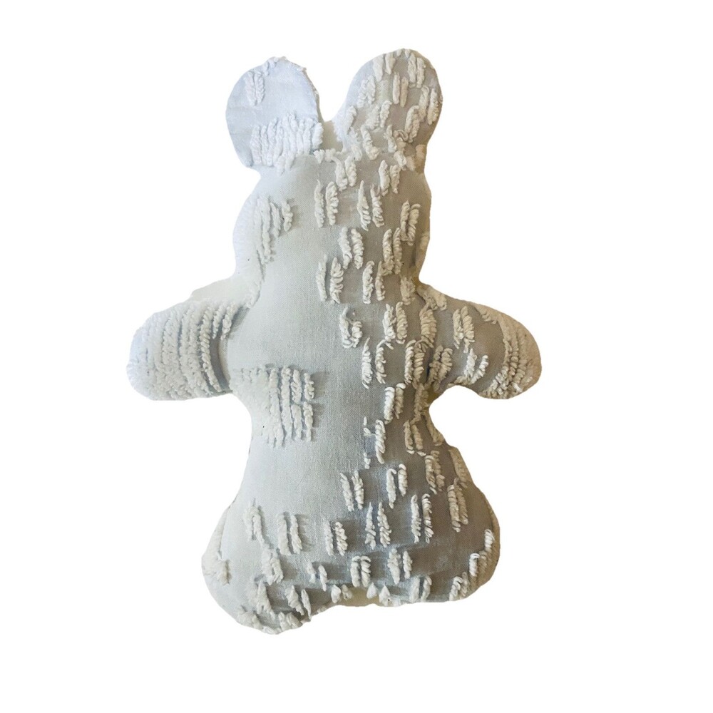 Bunny Rabbit Handmade Chenille 14" L x 9" W